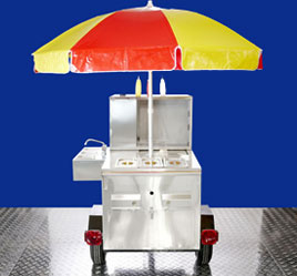 Chicago hot dog cart